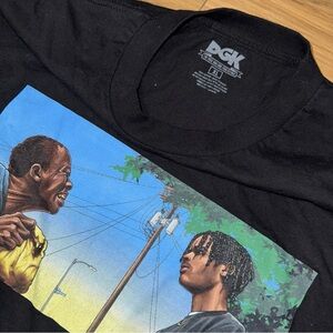 DGK Menace II Society Vintage T-Shirt Box Logo Black Skateboard Skate EUC Sz XL